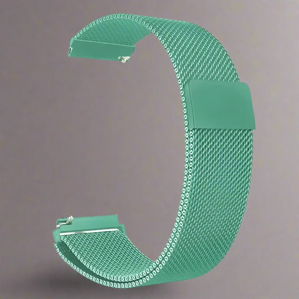 Milanese Mesh Horlogeband Roestvrij Staal Quick-Release Verstelbaar Polsband Smartwatch Accessoire Stijlvol | Sansoti
