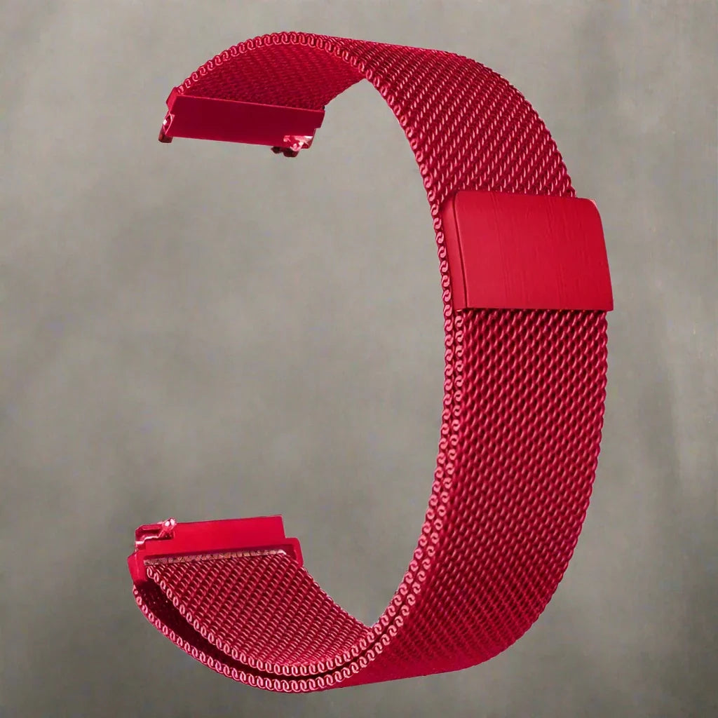 Milanese Mesh Horlogeband Roestvrij Staal Quick-Release Verstelbaar Polsband Smartwatch Accessoire Stijlvol | Sansoti