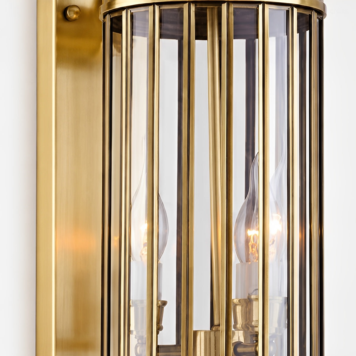 Vintage LED-Außenwandleuchte Kupfer Bronze IP65 Wasserdicht Veranda Garten Retro-Beleuchtung Mid-Century-Design | Sansoti