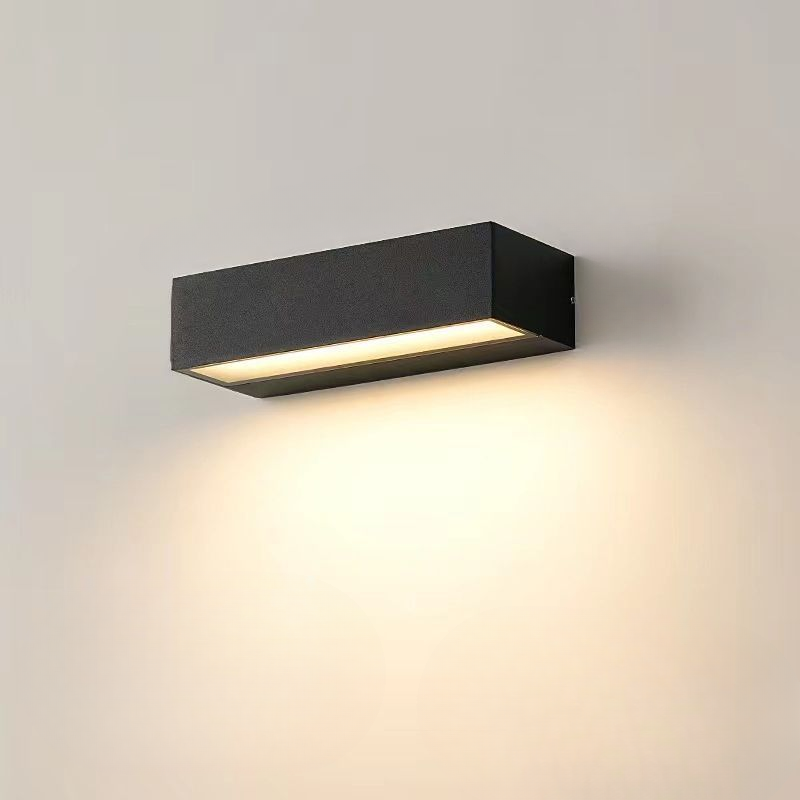 Linear LED Wall Light Metal Acrylic Bathroom Bedroom Living Room Modern Minimalist Interior Lighting | Sansoti