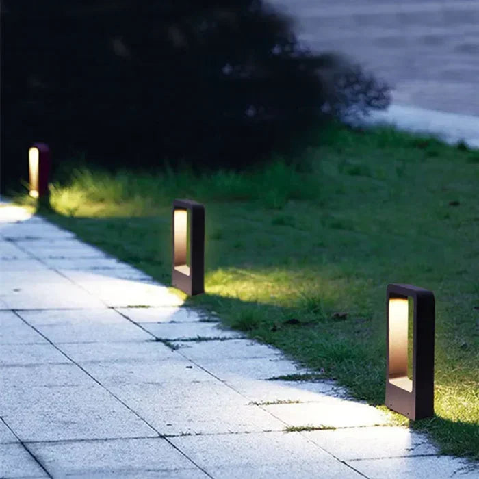 Recessed Ground Spot LED, Gray Aluminum, for Garden Path, Terrace and Garden, Outdoor Lighting, 30-80cm, Energy-Efficient, Weather-Resistant | Sansoti