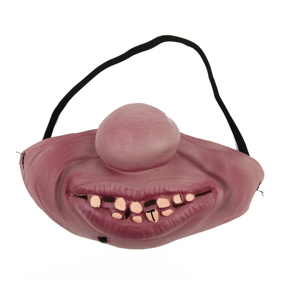 Half Masker Griezelige Gezichten – Rubber Feestmasker voor Halloween & Carnaval – Humoristische Verkleedaccessoire | Sansoti