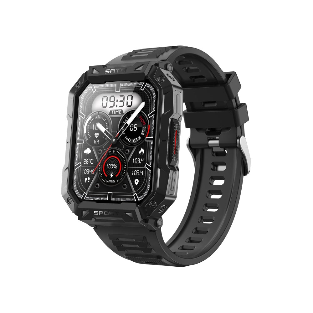 Gesundheits-Smartwatch mit Herzfrequenzmesser, Blutdruckmessung, Sauerstoffsättigung, Schlafüberwachung wasserdicht für Sport | Sansoti