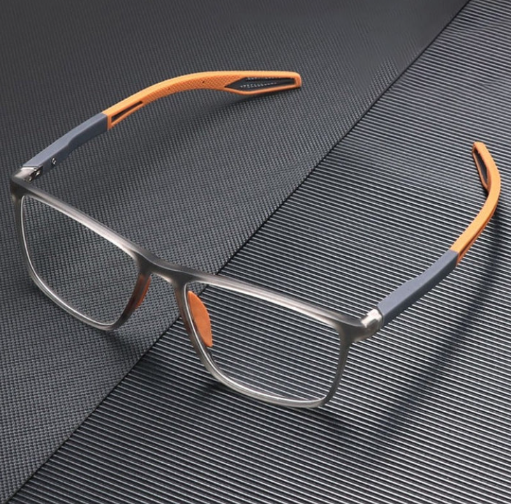 Reading Glasses with Blue Light Filter and Progressive Lenses – Ultralight Titanium Frame for Men – Eye Protection | Sansoti