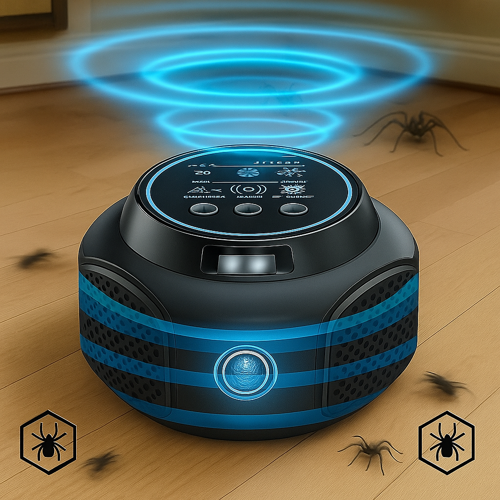 Ultrasonic Pest Repeller Plug-in Device for Spiders, Insects and Mosquitoes, Chemical-Free, 3200 m² Home | Sansoti
