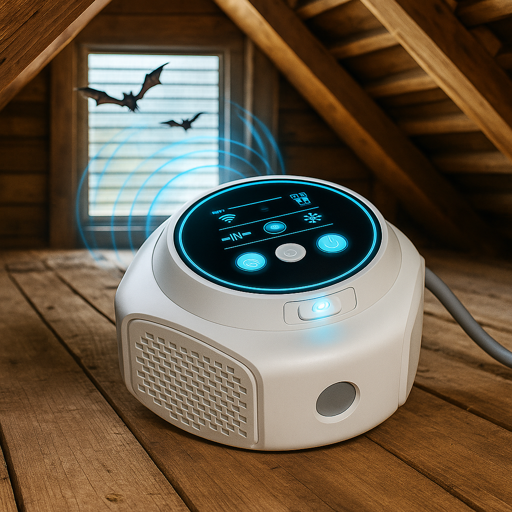 Ultrasonic Bat Repeller 360° Protection Attic Garage Shed Animal-Friendly Silent Repellent Device | Sansoti