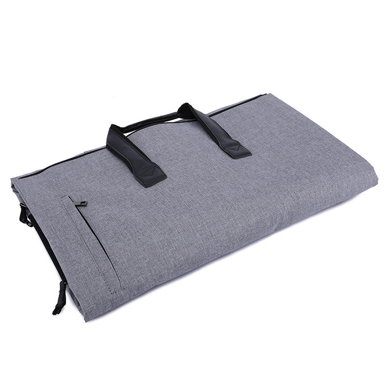 Multi-Functional Travel Bag Black – Compact Clothing Bag for Suits with Shoe Compartment and Storage Space | Sansoti
