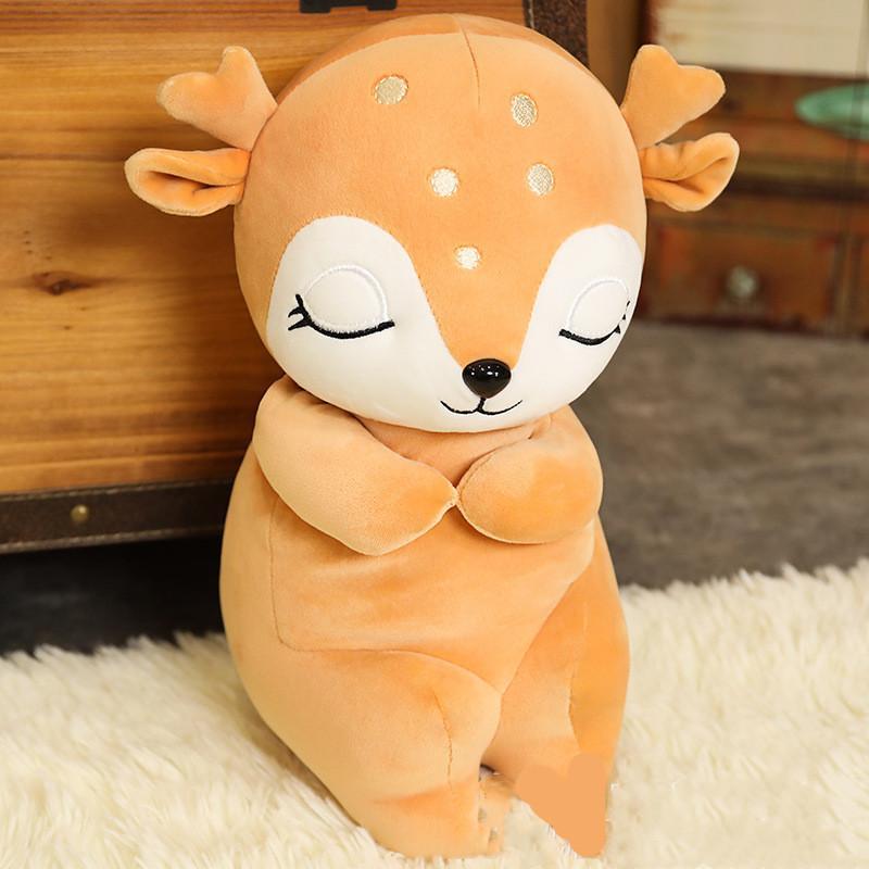 Peluche faon tout doux de 50 cm, jouet en peluche pour enfants, décoration, coussin faon Bambi, chambre d’enfant, doudou | Sansoti