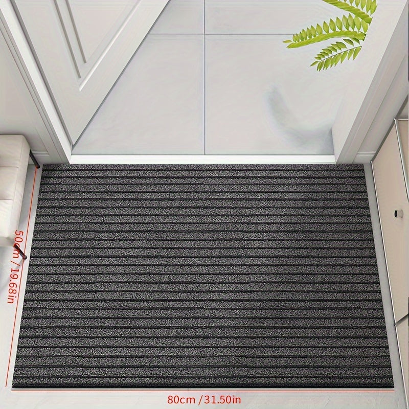 Outdoor Mat Weatherproof 50x80 or 60x90 Gray Red Anti-Slip for Entrance | Sansoti