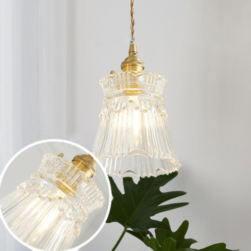 Glas-Hängeleuchte E27, klares Glas, industrielles Design, Deckenbeleuchtung für Restaurant und Esszimmer, Wohnzimmer, stimmungsvolle Beleuchtung | Sansoti