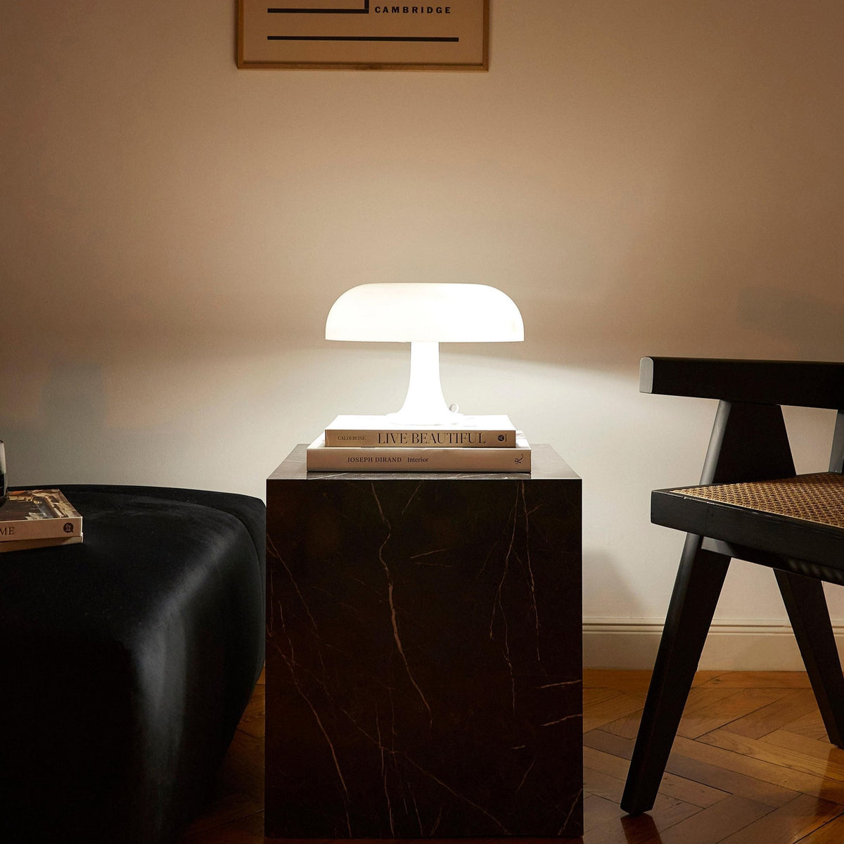 Retro Paddenstoellamp LED Dimbaar Tafellamp Warm Wit Verlichting Scandinavisch Design | Sansoti
