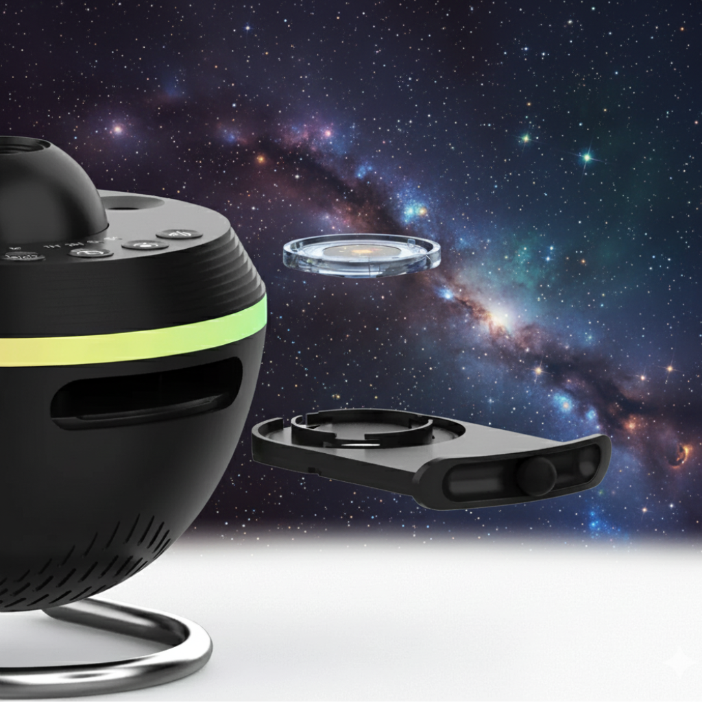 Star Projector with Interchangeable Discs Milky Way Nebula Sky Ceiling Starry Sky Bedroom Ambient Lighting | Sansoti