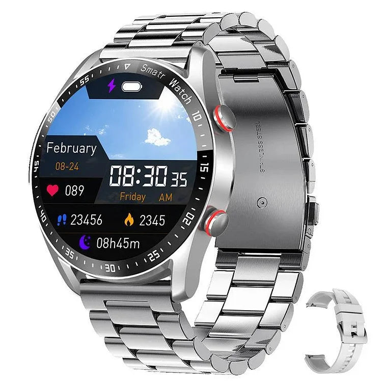Slimme Horloge Non-Invasieve Bloedsuikermeter Hartslagmeter Bloeddruk Zuurstofmeting Bluetooth 1.45 inch | Sansoti
