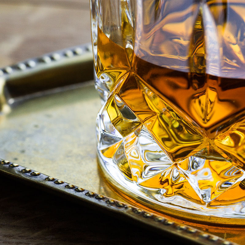 Japanisches Whiskyglas mit Kirschblüten-Relief 320ml Hitzebeständiges Glas für Whisky Cocktails Cognac Premium Trinkglas Traditionelles Handwerk Stilvolles Geschenk | Sansoti