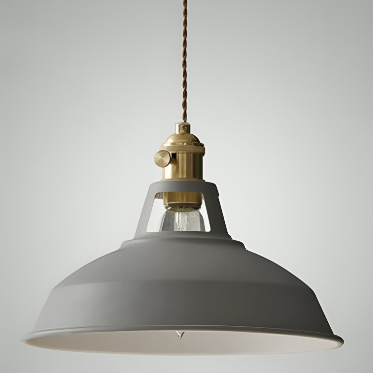 Retro Metalen Hanglamp 1-Lichts voor Eetkamer en Restaurant – Industriële Stijl Verlichting met Verstelbare Ketting | Sansoti