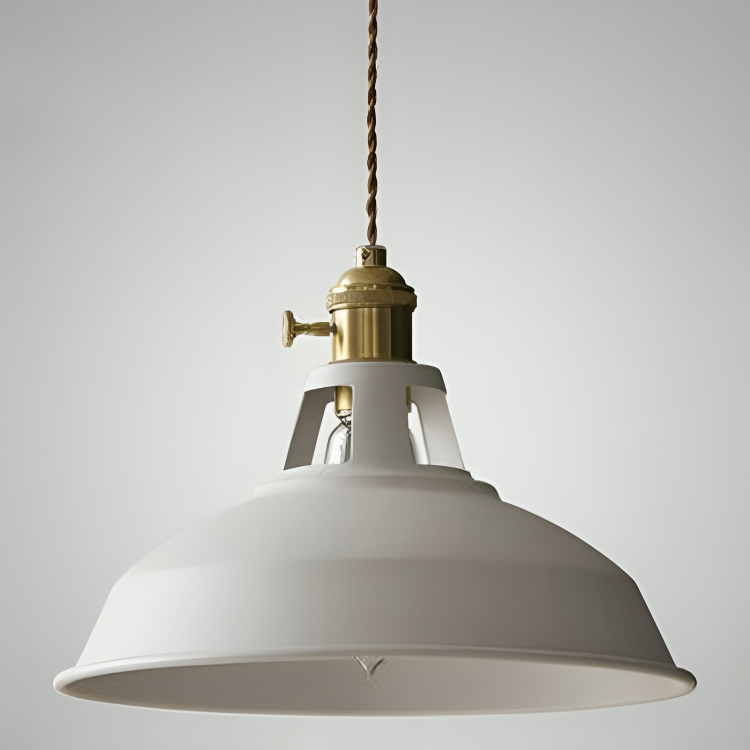 Retro Metalen Hanglamp 1-Lichts voor Eetkamer en Restaurant – Industriële Stijl Verlichting met Verstelbare Ketting | Sansoti