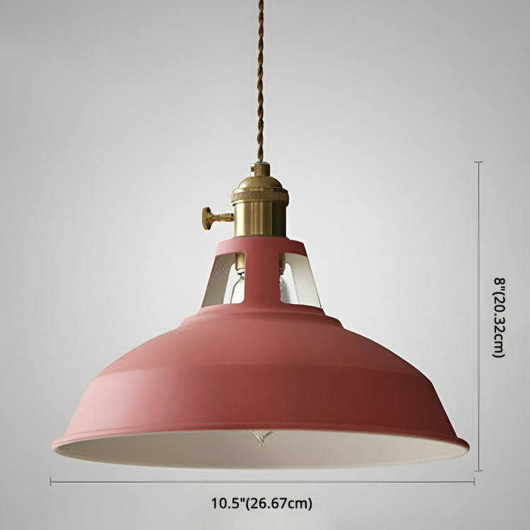 Retro Metalen Hanglamp 1-Lichts voor Eetkamer en Restaurant – Industriële Stijl Verlichting met Verstelbare Ketting | Sansoti
