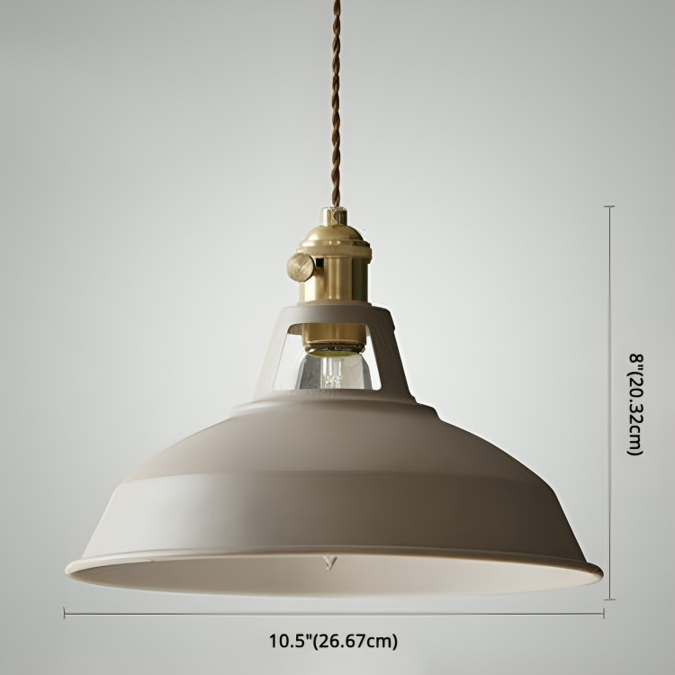 Retro Metalen Hanglamp 1-Lichts voor Eetkamer en Restaurant – Industriële Stijl Verlichting met Verstelbare Ketting | Sansoti