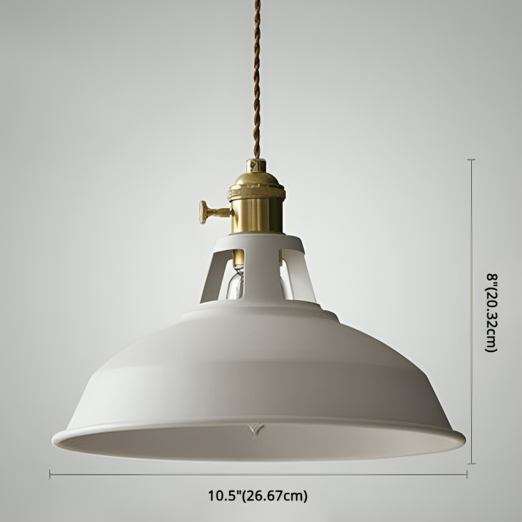 Retro Metalen Hanglamp 1-Lichts voor Eetkamer en Restaurant – Industriële Stijl Verlichting met Verstelbare Ketting | Sansoti