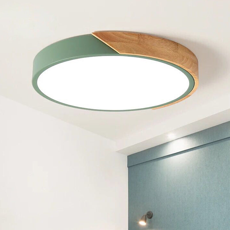 Round LED Ceiling Lamp Acrylic Metal 30cm 18W 220V Dimmable Modern Recessed Lamp Bedroom Living Room Office Energy Efficient Stylish | Sansoti