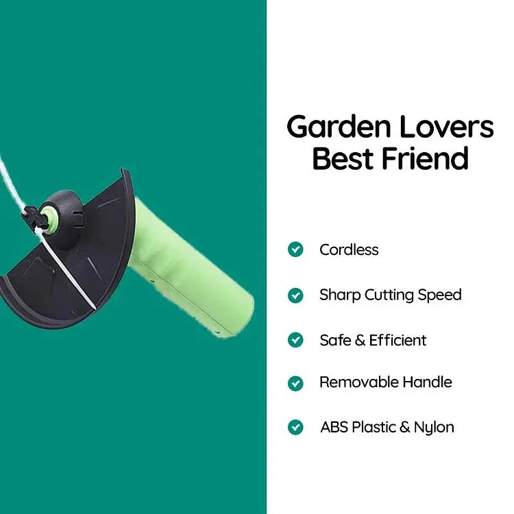 Cordless Weed Trimmer Mini Grass Trimmer Battery-Powered Telescopic Shaft Garden Maintenance Weed Removal | Sansoti