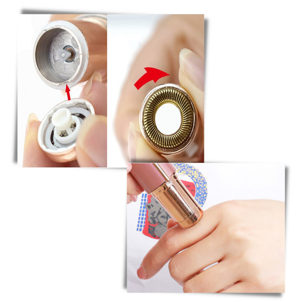 Compact Ontharingsapparaat met LED Verlichting voor Gezicht en Lichaam Precisie Trimmer Draadloos Ontharen | Sansoti