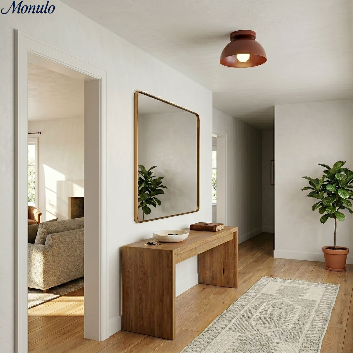 Minimalist Dome Ceiling Lamp for Compact Spaces – Surface-Mounted Spot Available in Multiple Colors | Sansoti