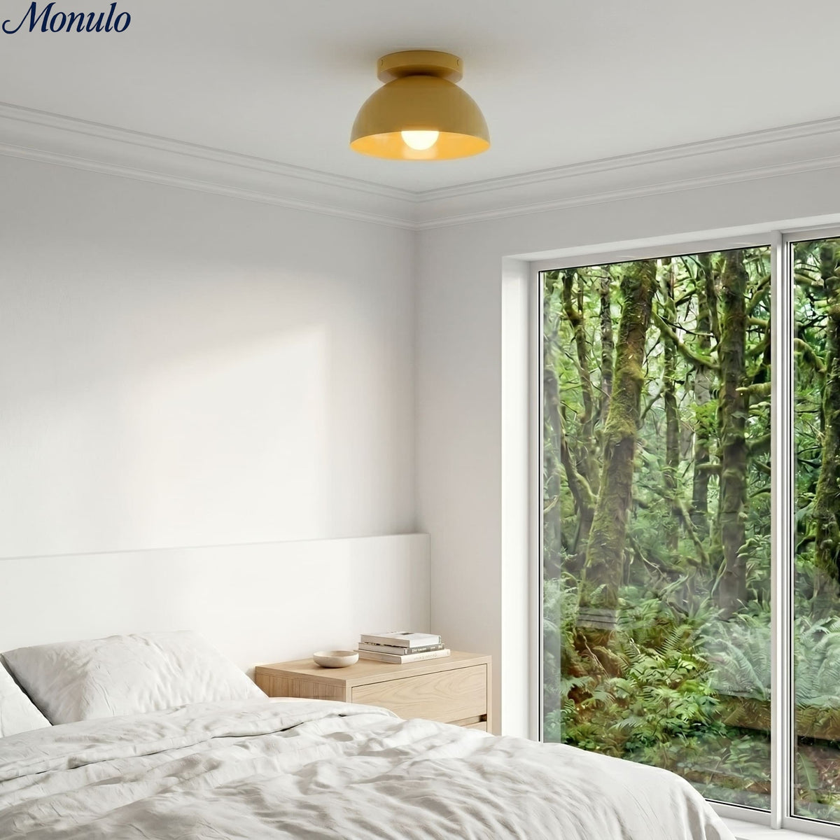 Minimalist Dome Ceiling Lamp for Compact Spaces – Surface-Mounted Spot Available in Multiple Colors | Sansoti