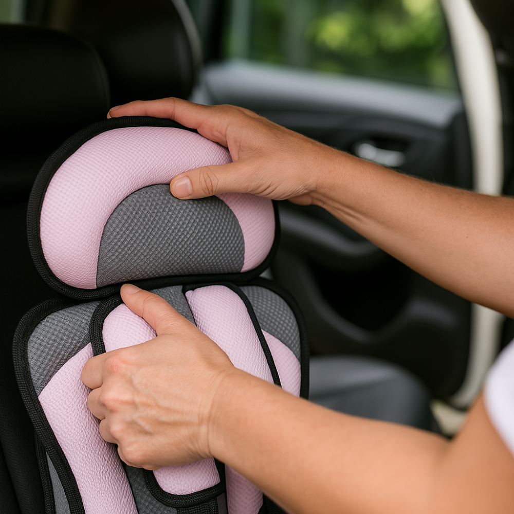 Kindersitz 0-12 Jahre mit Fünfpunktgurt und atmungsaktivem Mesh | Verstellbarer Kindersitz mit ISOFIX-Kompatibilität für maximale Sicherheit | Sansoti