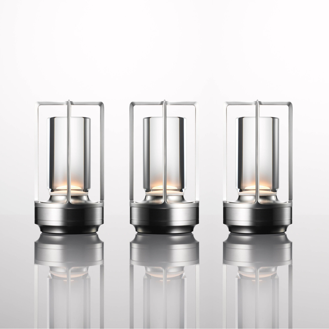Rechargeable Table Lamp with Touch Control and USB Port - Scandinavian Style | Sansoti