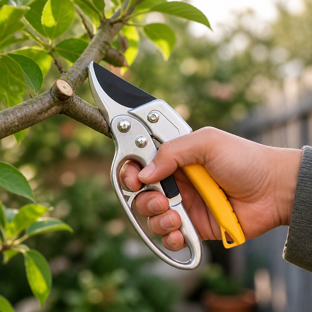 Tuinschaar met Ratelknip Mechanisme SK5 Staal Ergonomisch Handvat Takken Snoeien Krachtvermeerdering | Sansoti