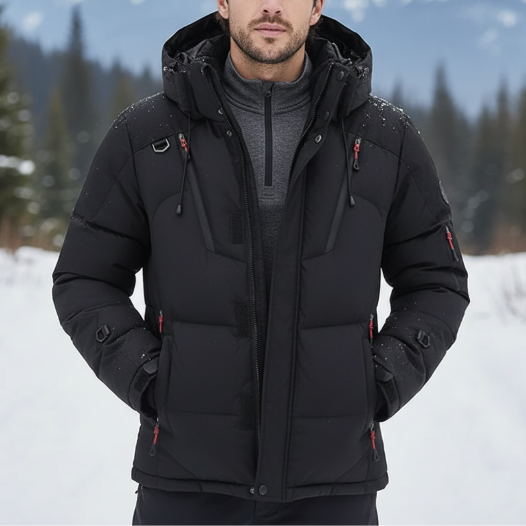 Gewatteerde Winterjas Afneembare Capuchon Winddicht Dik Gevoerd Heren Outdoor Dames Warm Casual Lange Mouw | Sansoti