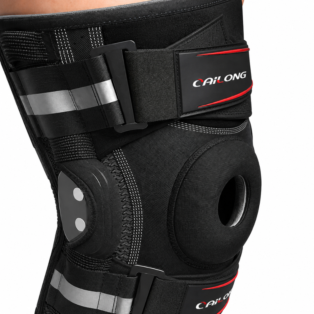 Adjustable Hinged Knee Brace – Lateral Stabilization & Patella Opening – Sports & Daily Use | Sansoti