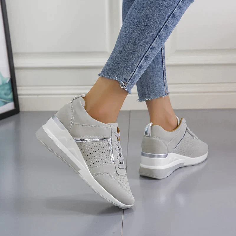 Dames Sneakers Ademend met Verstevigde Hiel & Antislip Zool Casual Sportschoenen Wandelschoen Vrije Tijd | Sansoti