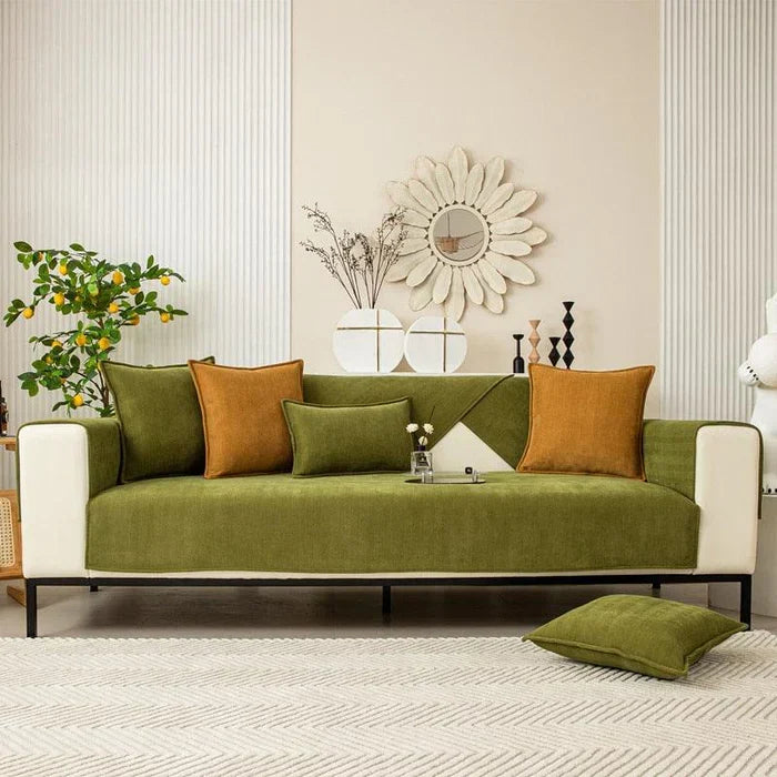 Rutschfester Fleecebezug 120×150 cm, weich, warm und plüschig – waschbare Komfort-Sofadecke für Sofa, Auto und Büro | Sansoti
