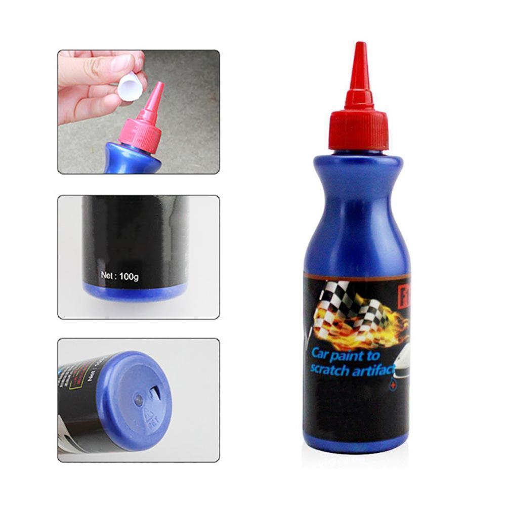 Autolack-Reparaturset mit Polierpaste, 100 g, zum Entfernen von Kratzern und Swirls, zur Reparatur und Politur von Autolack | Sansoti