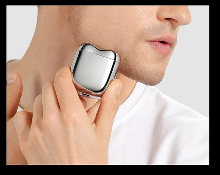 Compact Rechargeable Shaver with USB Port – Waterproof Travel Shaver for Face and Body | Sansoti