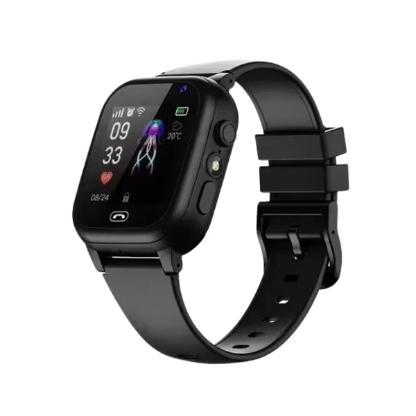 Smartwatch dla dzieci z lokalizatorem GPS, wideorozmowami, 4G, monitorem aktywności, strefami bezpieczeństwa i wodoodpornością | Sansoti