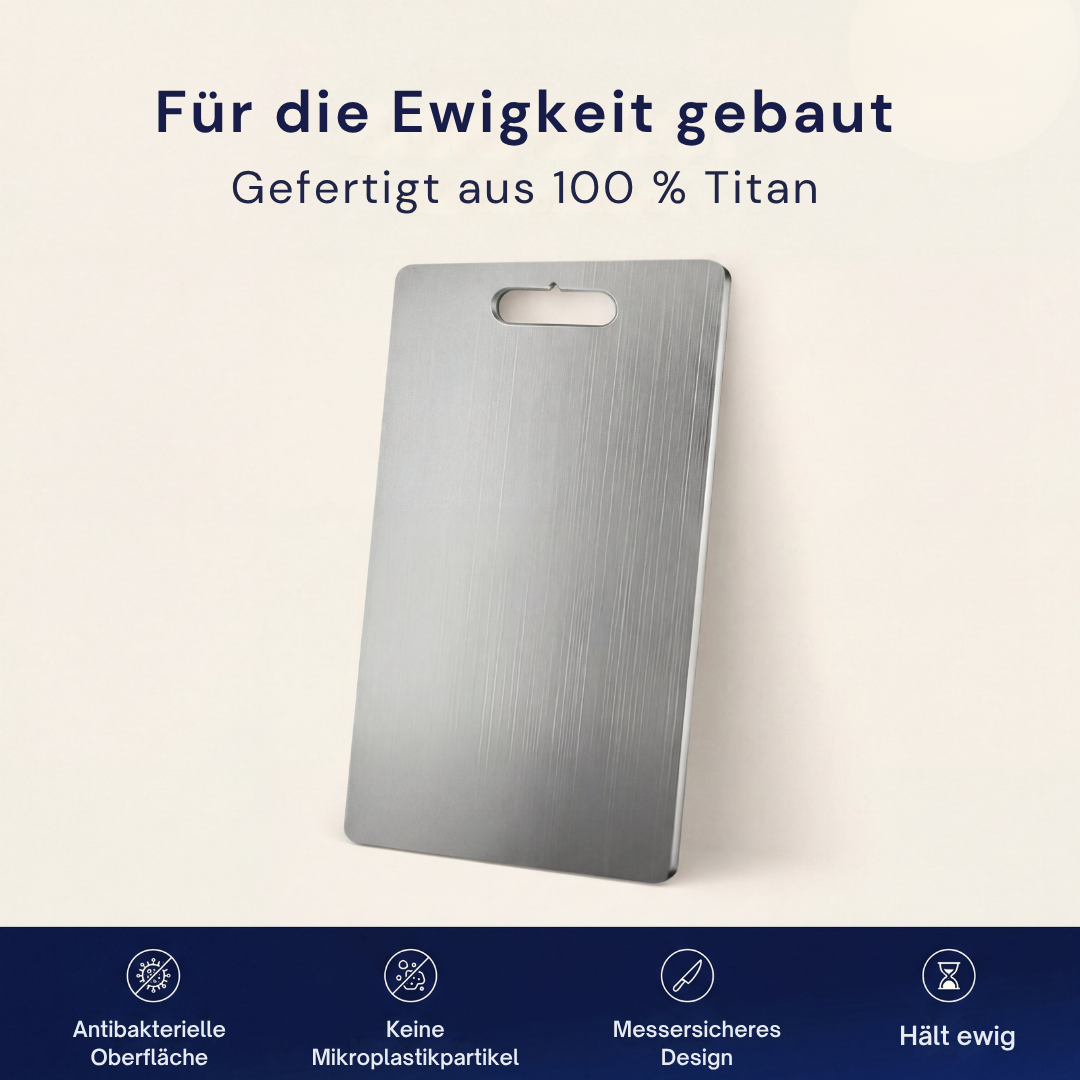 Titanium Snijplank – Robuuste Keukenhulp met Gladde Snijoppervlak voor Dagelijks Gebruik | Sansoti