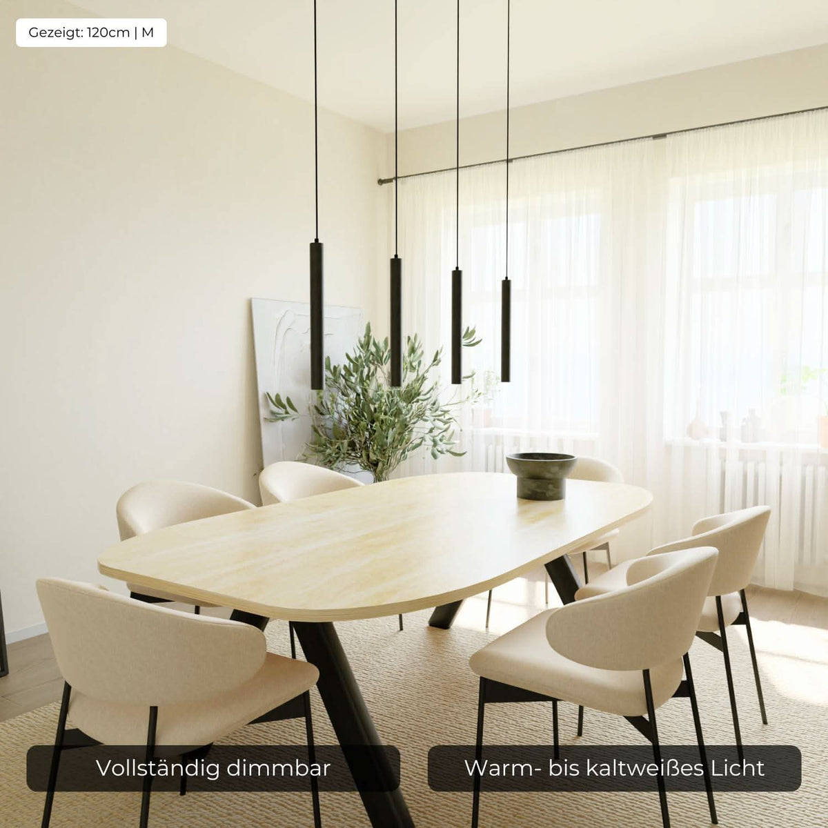 Modern design pendant lamp with adjustable light heads | Sansoti
