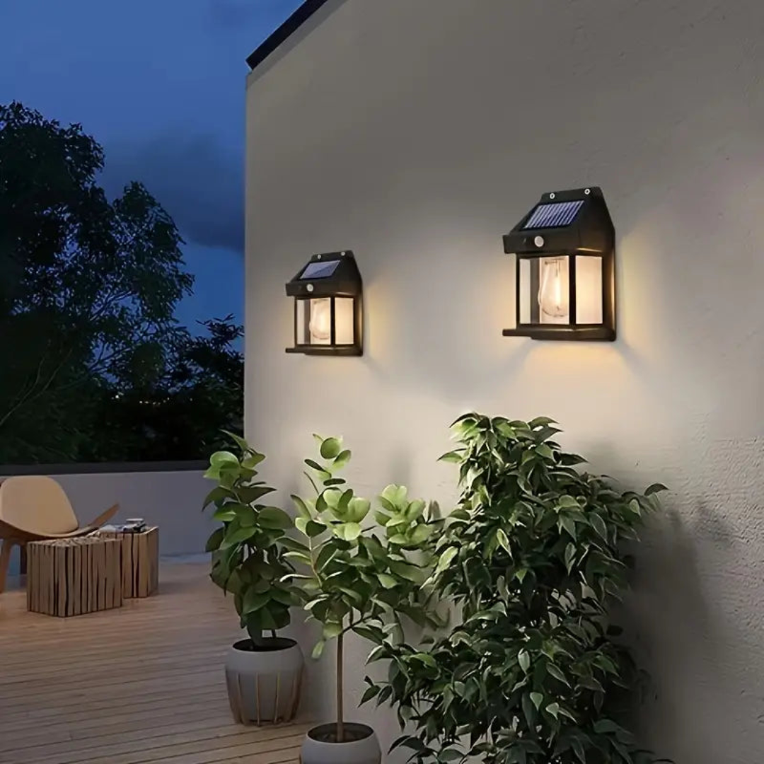 Solar Outdoor Wall Light with Motion Sensor 3W LED IP44 Waterproof Light for Garden Patio Balcony Driveway | Sansoti