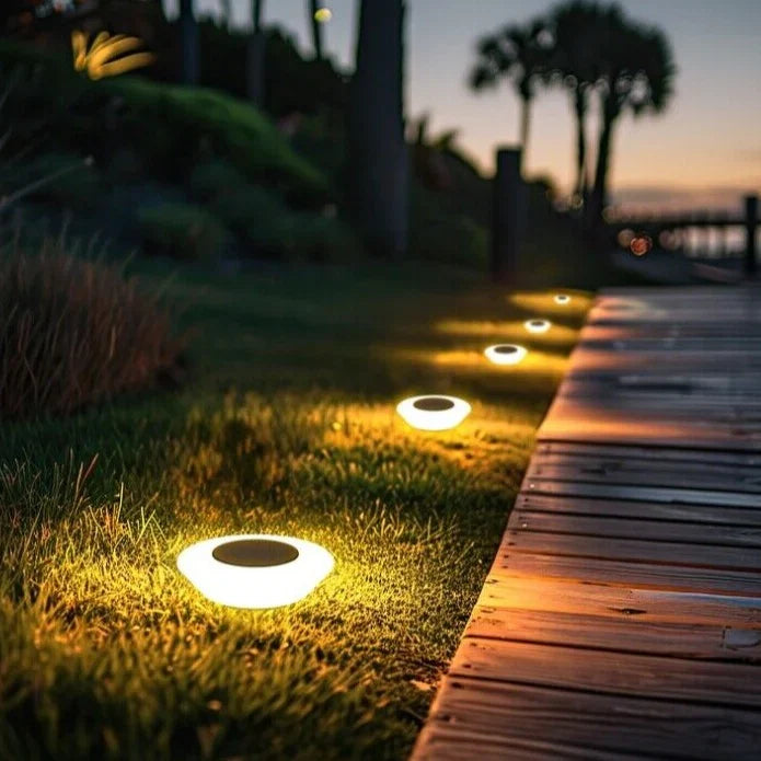 Solar-Bodenspot Wasserdicht IP65 Gartenbeleuchtung Automatische LED-Außenbeleuchtung für Garten Terrasse Weg | Sansoti