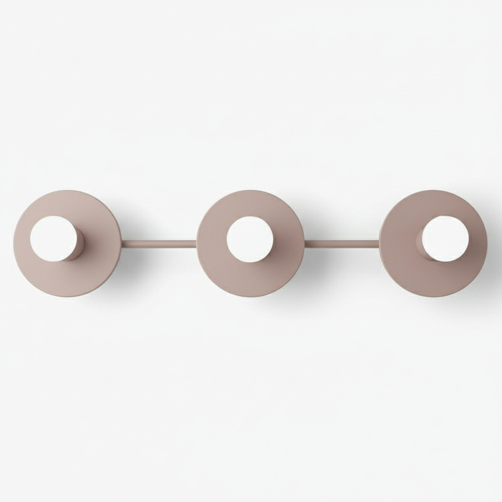 Metal Wall Lamp with Spherical Glass Shades 3-Light Bathroom Lighting Matte Green | Sansoti