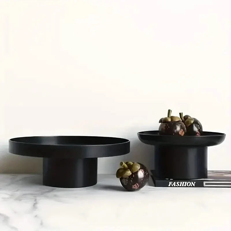Round Fruit Bowl with Stable Base for Stylish Kitchen Storage Decorative Fruit Basket Dining Table Kitchen Table | Sansoti