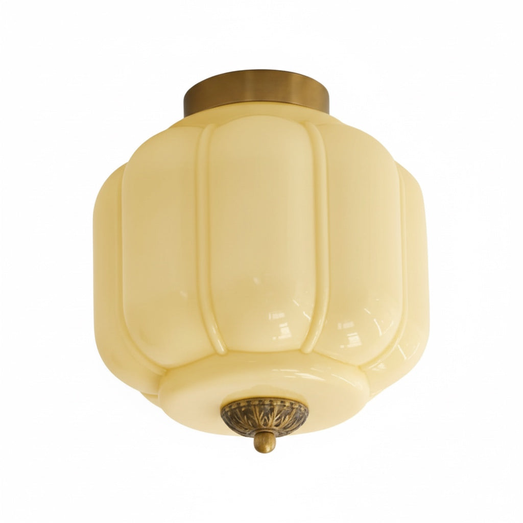 Deckenlampe Milchglas Glas-Schirm Moderne Beleuchtung Skandinavischer Stil Wohnzimmer Esszimmer Schlafzimmer Flush Mount | Sansoti