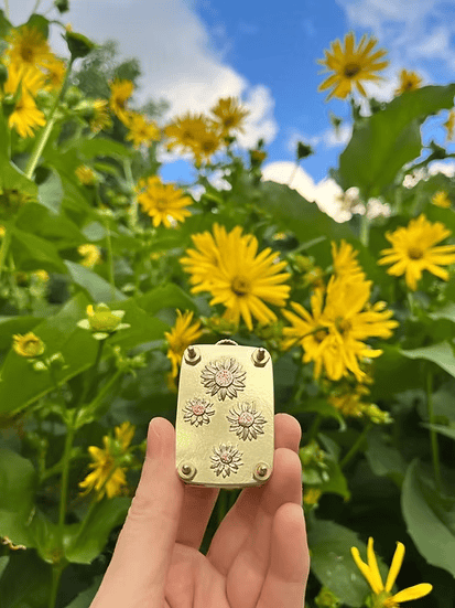 Mini Bloempers Compacte Botanische Herbarium Pers Draagbaar Bloemen Drogen Handwerk Tool Bladeren Persen Natuurbewaartool | Sansoti