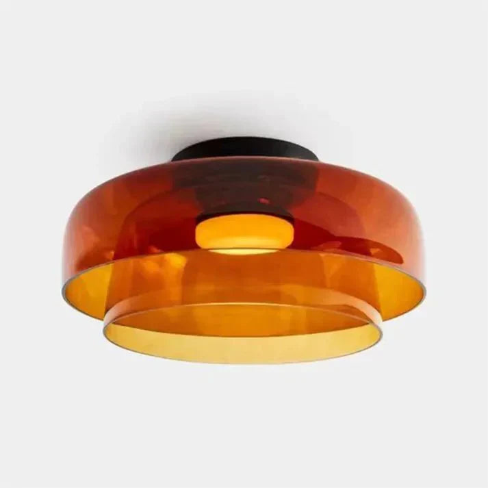 Moderne dreifarbige LED-Glas-Deckenleuchte im skandinavischen Design für Esszimmer und Wohnzimmer, Schlafzimmerbeleuchtung | Sansoti