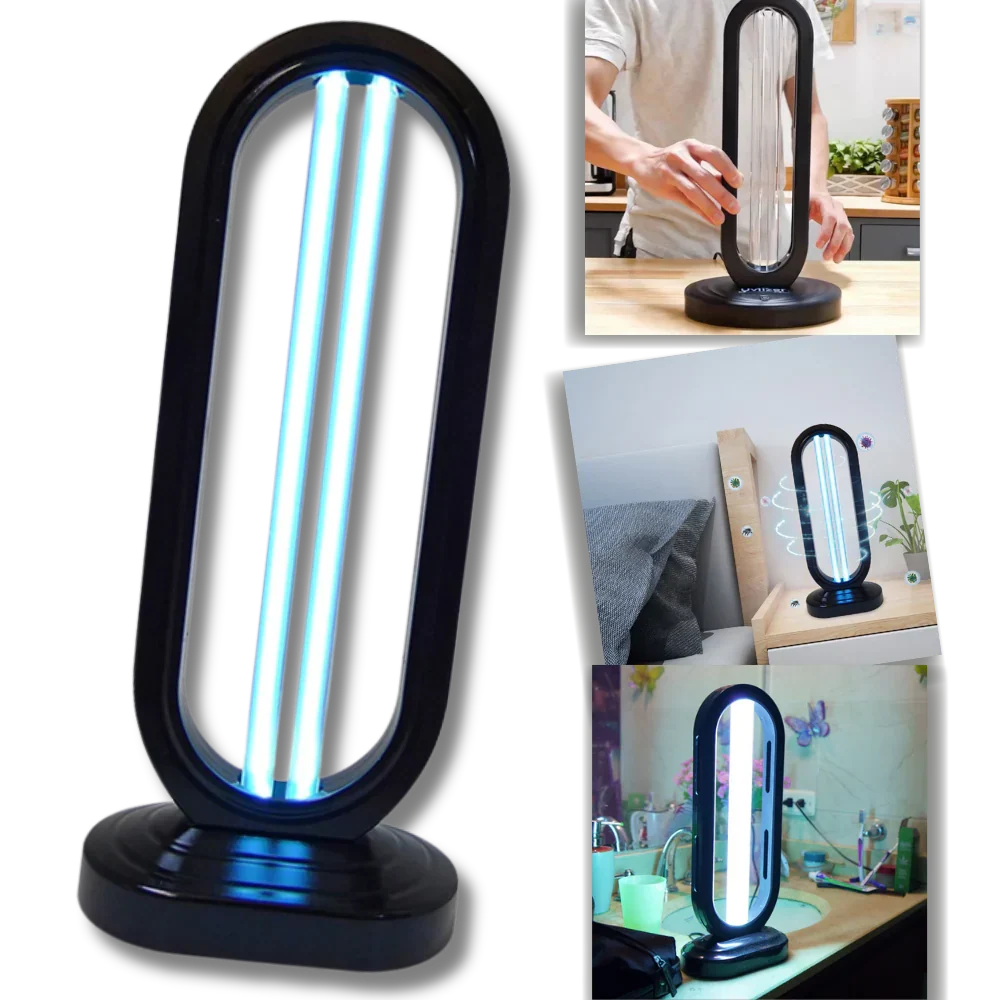 UV-C Disinfection Lamp 38W for Multiple Surfaces with Timer and Remote Control Black Disinfection | Sansoti