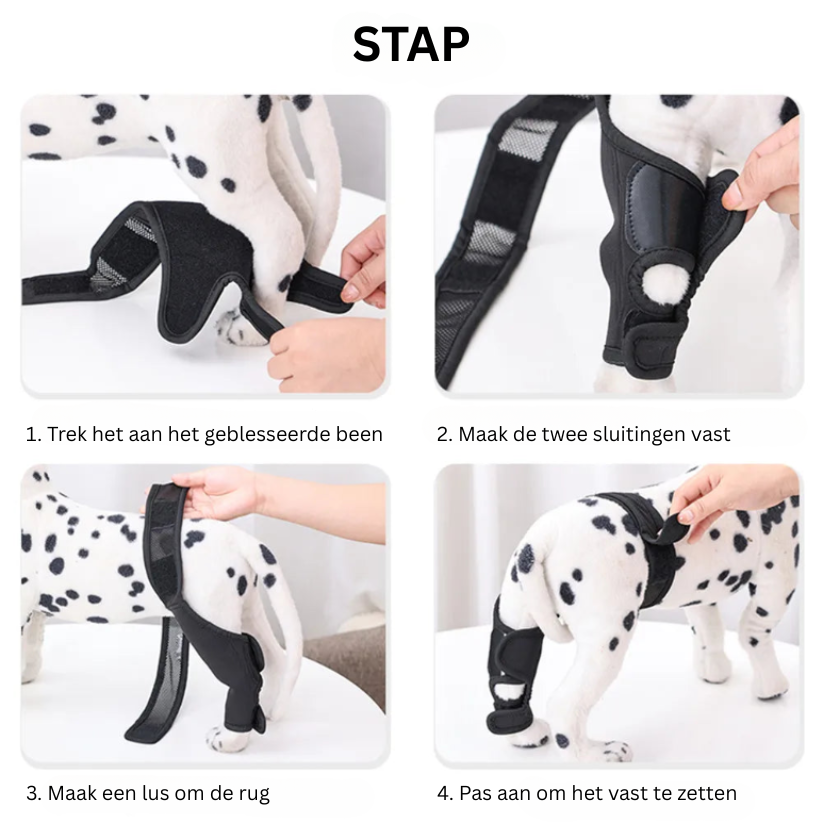 Dog Knee Support Brace Neoprene | Rehabilitation Joint Complaints | Adjustable Stabilizer Front Leg Back Leg | Extra Large Size | Sansoti
