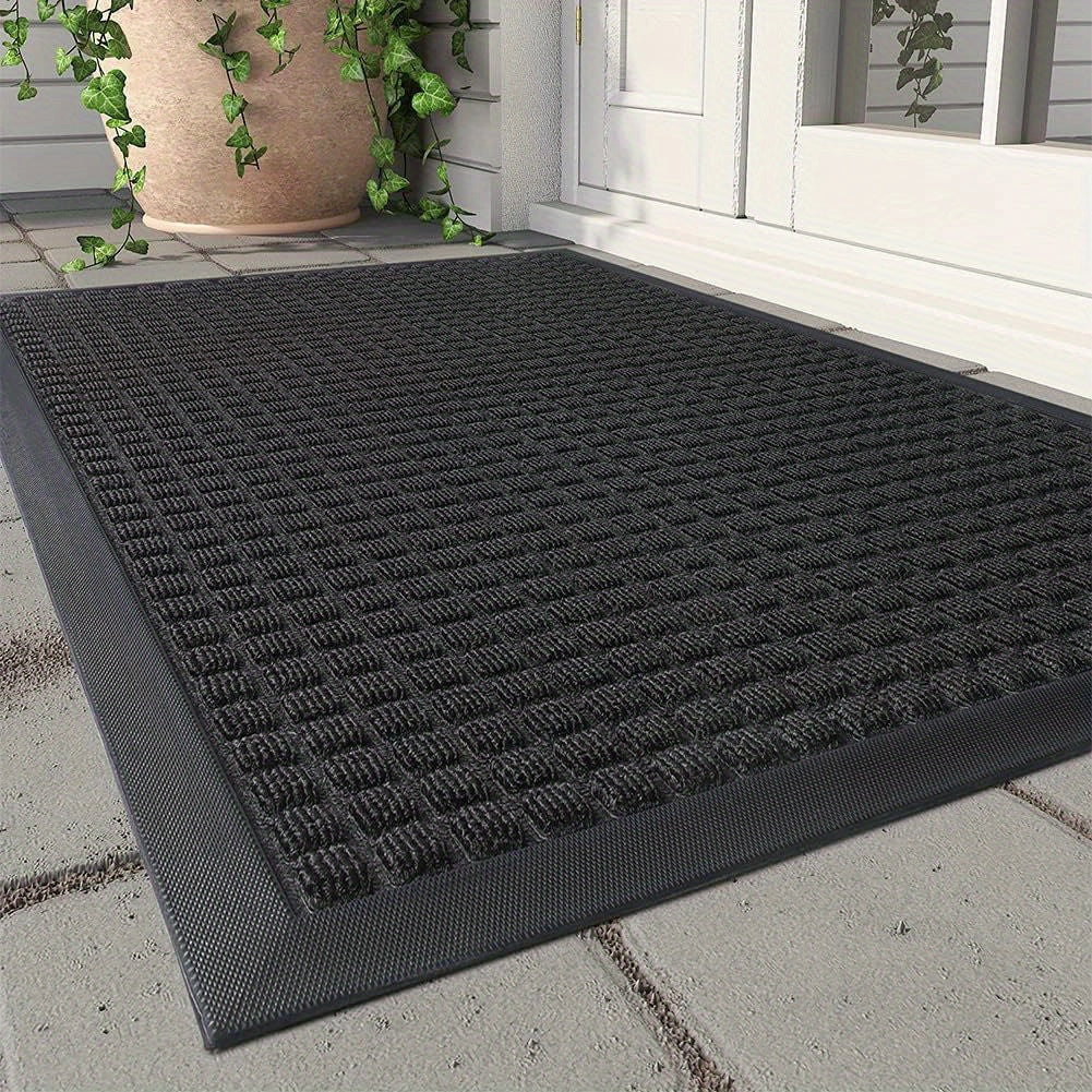 Weather-Resistant Doormat with Non-Slip Backing for Indoor and Outdoor Use, Hallway Entrance Floor Mat, Non-Slip | Sansoti